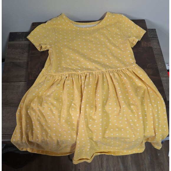 Cat & Jack Other - Cat & Jack 5t yellow polka dots dress